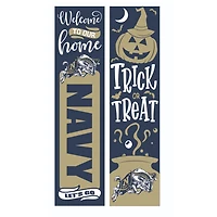 Navy Midshipmen 47" Double Sided Halloween Leaner Fan Sign