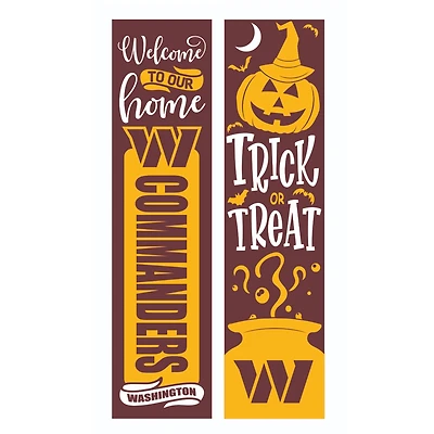 Washington Commanders 47" Double Sided Halloween Leaner Fan Sign