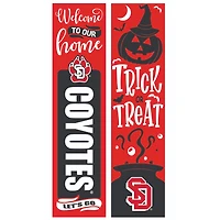South Dakota Coyotes 47" Double Sided Halloween Leaner Fan Sign