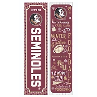 Florida State Seminoles 47" Double Sided Winter Leaner Fan Sign