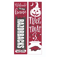 Arkansas Razorbacks 47" Double Sided Halloween Leaner Fan Sign