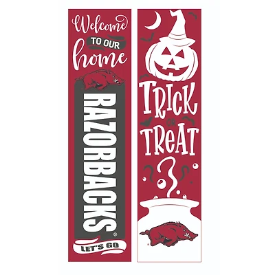 Arkansas Razorbacks 47" Double Sided Halloween Leaner Fan Sign