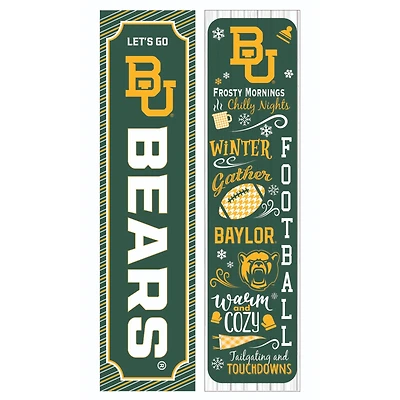 Baylor Bears 47" Double Sided Winter Leaner Fan Sign