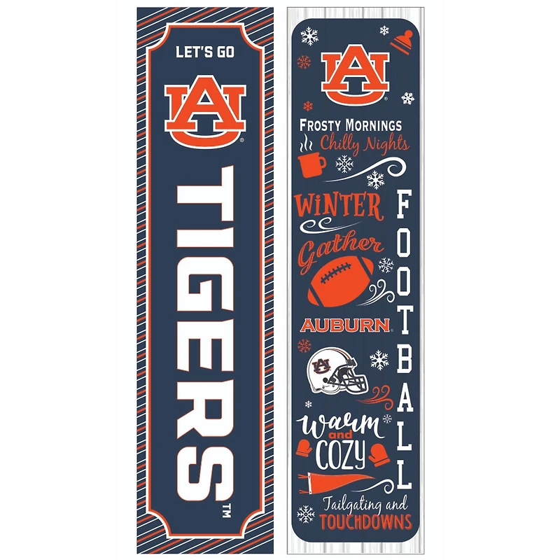 Auburn Tigers 47" Double Sided Winter Leaner Fan Sign