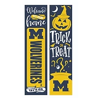 Michigan Wolverines 47" Double Sided Halloween Leaner Fan Sign