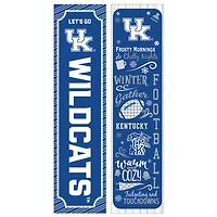 Kentucky Wildcats 47" Double Sided Winter Leaner Fan Sign