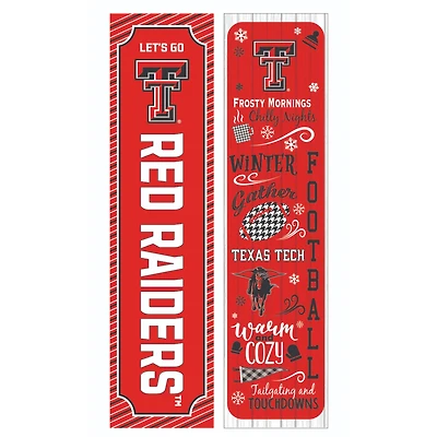Texas Tech Red Raiders 47" Double Sided Winter Leaner Fan Sign
