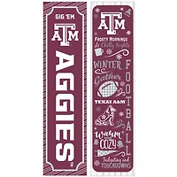 Texas A&M Aggies 47" Double Sided Winter Leaner Fan Sign