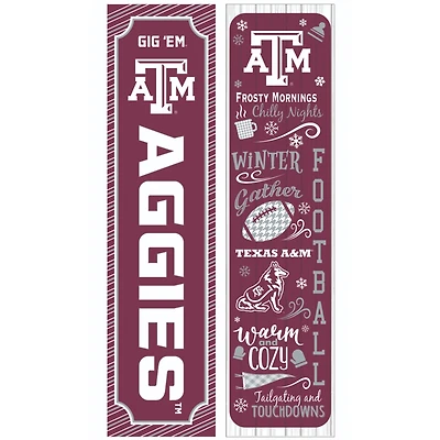 Texas A&M Aggies 47" Double Sided Winter Leaner Fan Sign