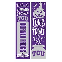 TCU Horned Frogs 47" Double Sided Halloween Leaner Fan Sign