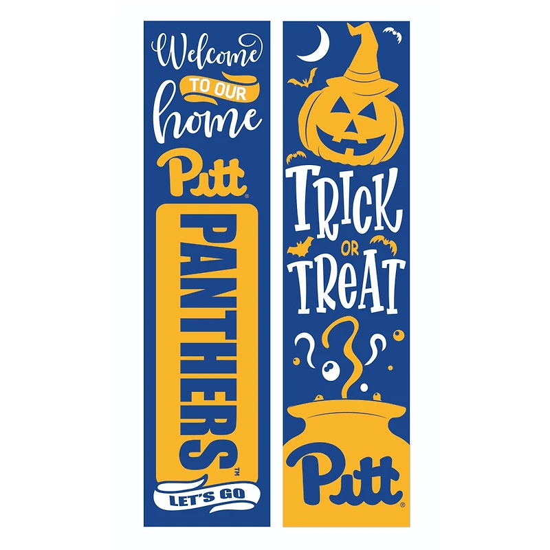Pitt Panthers 47" Double Sided Halloween Leaner Fan Sign