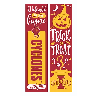 Iowa State Cyclones 47" Double Sided Halloween Leaner Fan Sign