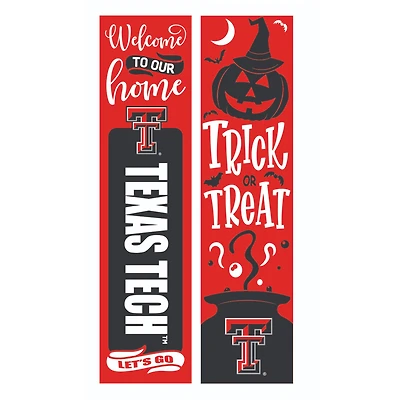 Texas Tech Red Raiders 47" Double Sided Halloween Leaner Fan Sign