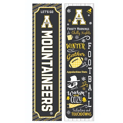 Appalachian State Mountaineers 47" Double Sided Winter Leaner Fan Sign