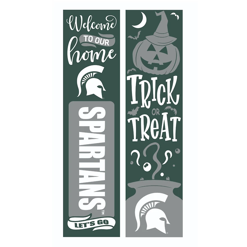 Michigan State Spartans 47" Double Sided Halloween Leaner Fan Sign