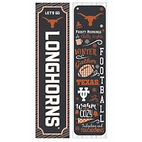 Texas Longhorns 47" Double Sided Winter Leaner Fan Sign