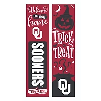 Oklahoma Sooners 47" Double Sided Halloween Leaner Fan Sign
