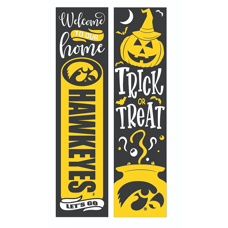 Iowa Hawkeyes 47" Double Sided Halloween Leaner Fan Sign
