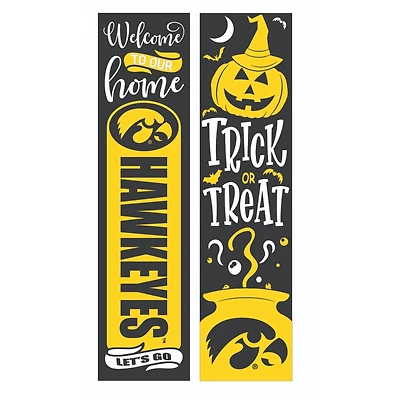 Iowa Hawkeyes 47" Double Sided Halloween Leaner Fan Sign