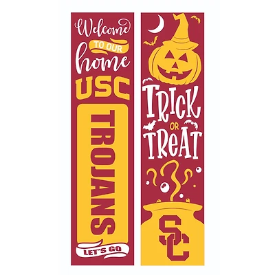 USC Trojans 47" Double Sided Halloween Leaner Fan Sign