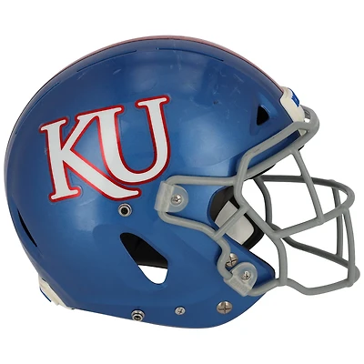 Kansas Jayhawks Team-Issued Royal Helmet From the 2018-21 NCAA Football Seasons