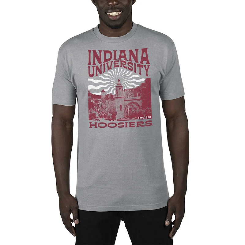 Men's Uscape Apparel Gray Indiana Hoosiers Sustainable Renew T-Shirt