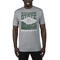 Men's Uscape Apparel Gray Michigan State Spartans Sustainable Renew T-Shirt