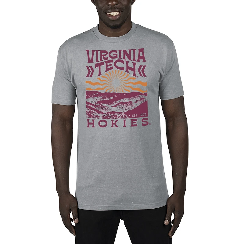Men's Uscape Apparel Gray Virginia Tech Hokies Sustainable Renew T-Shirt