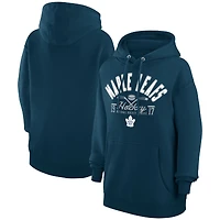 Men's Starter  Navy Toronto Maple Leafs Puck Pullover Hoodie