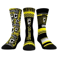 Youth Rock Em Socks Columbus Crew Three-Pack Crew Socks Set
