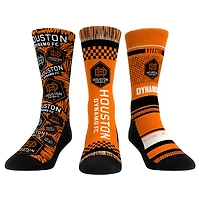 Youth Rock Em Socks Houston Dynamo FC Three-Pack Crew Socks Set