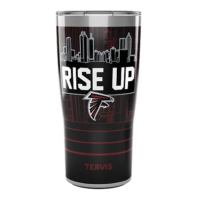 Tervis Atlanta Falcons 20oz. Rise Up Slider Lid Stainless Steel Tumbler