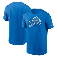Men's Nike Blue Detroit Lions Primetime Logo Essential T-Shirt