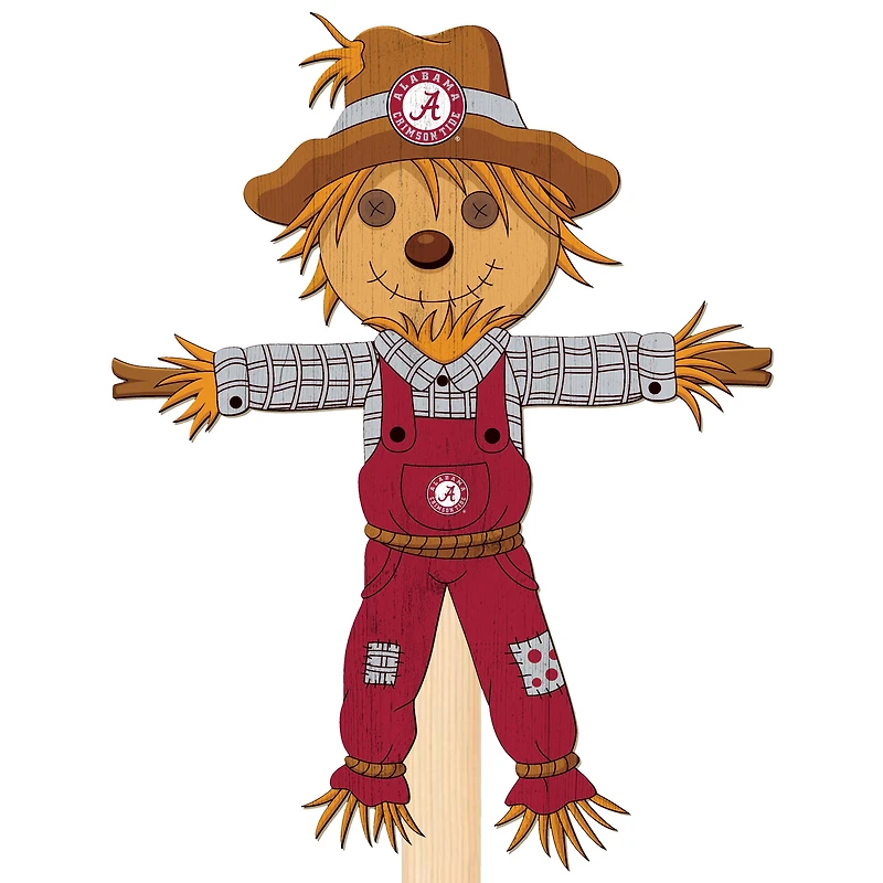 Alabama Crimson Tide 12" Scarecrow Yard Stake