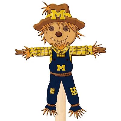 Michigan Wolverines 12" Scarecrow Yard Stake