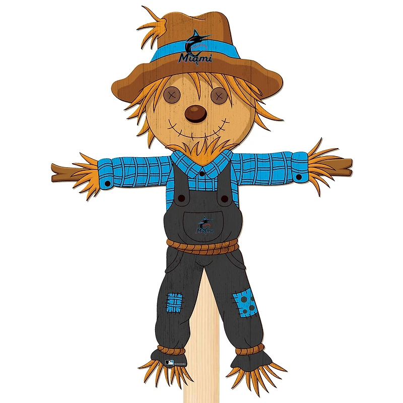 Miami Marlins 12" Scarecrow Yard Stake