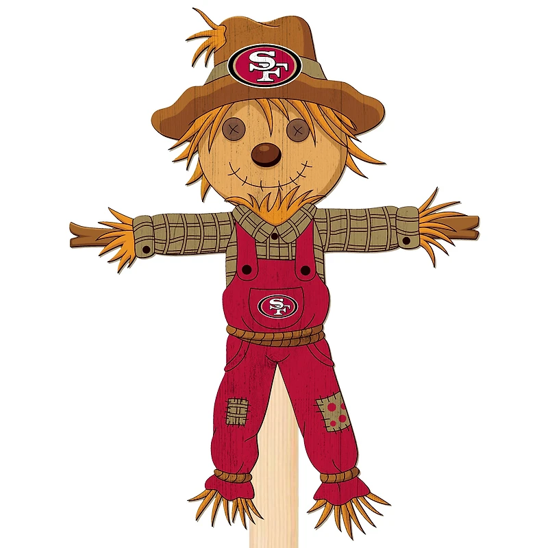 San Francisco 49ers 12" Scarecrow Yard Stake