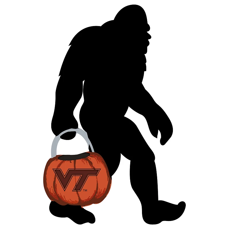 Virginia Tech Hokies 12" Bigfoot Halloween Yard Stake