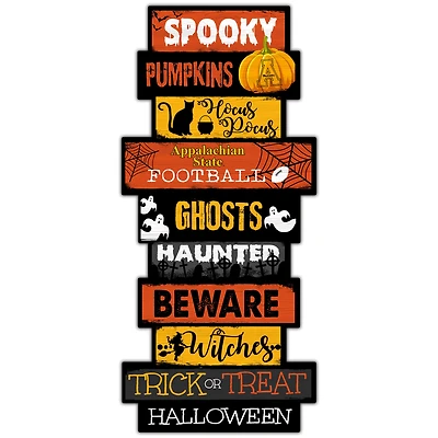 Appalachian State Mountaineers 24'' Halloween Celebration Stack Sign