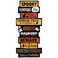 Georgia Tech Yellow Jackets 24'' Halloween Celebration Stack Sign