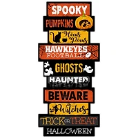 Iowa Hawkeyes 24'' Halloween Celebration Stack Sign