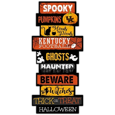 Kentucky Wildcats 24'' Halloween Celebration Stack Sign
