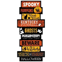 Kentucky Wildcats 24'' Halloween Celebration Stack Sign