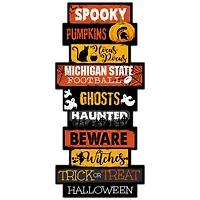 Michigan State Spartans 24'' Halloween Celebration Stack Sign