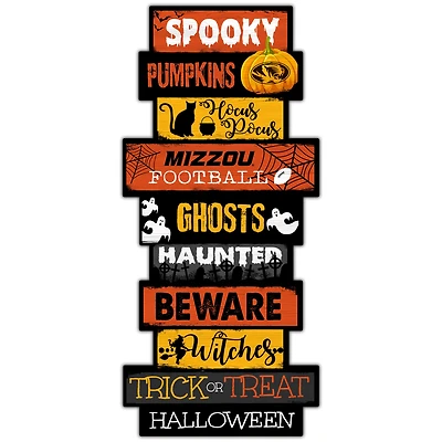 Missouri Tigers 24'' Halloween Celebration Stack Sign