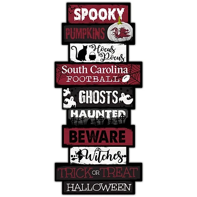 South Carolina Gamecocks 24'' Halloween Celebration Stack Sign