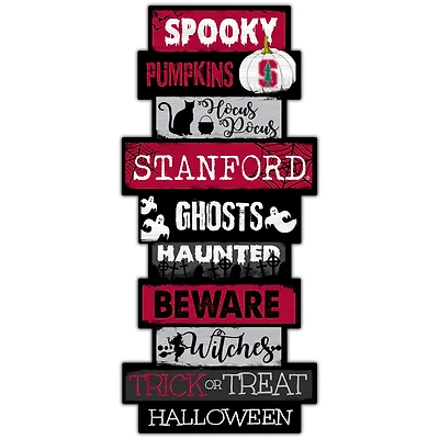 Stanford Cardinal 24'' Halloween Celebration Stack Sign