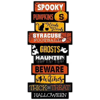 Syracuse Orange 24'' Halloween Celebration Stack Sign