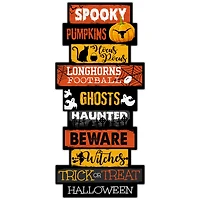 Texas Longhorns 24'' Halloween Celebration Stack Sign