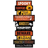 Texas State Bobcats 24'' Halloween Celebration Stack Sign